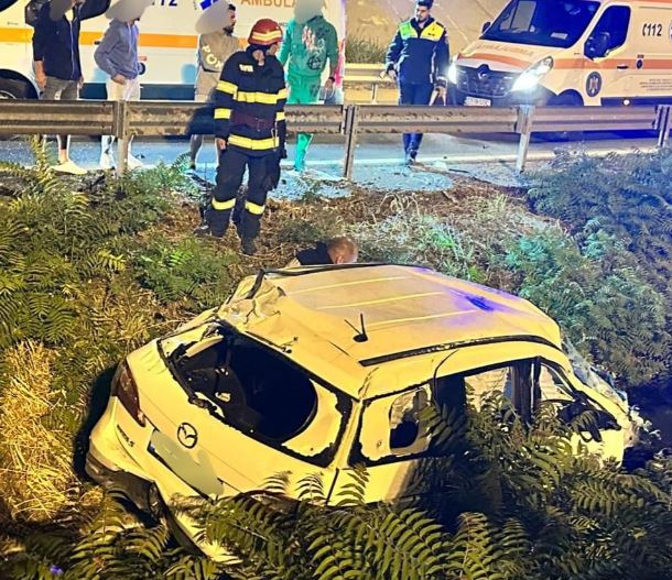 Accident Rutier Grav La Ie Irea De Pe Autostrada A N Zona Agigea Un