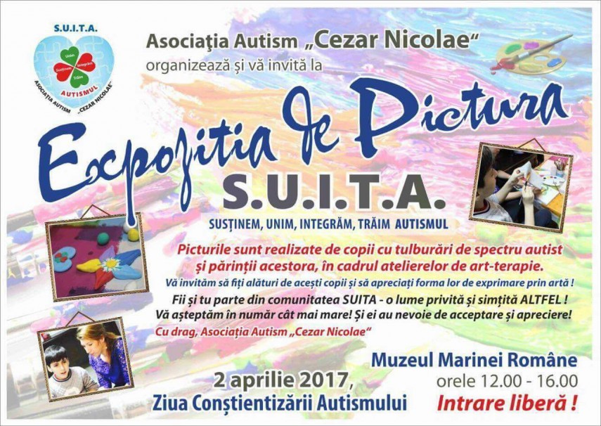 Arta Prin Ochii Unui Copil Cu Autism Invitaţie La Expoziţia Suita