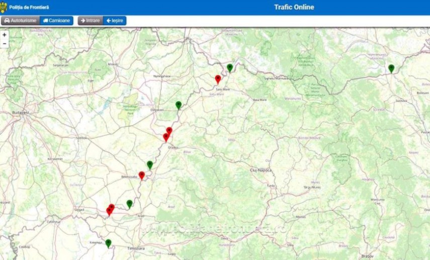 Fluidizarea traficului la automarfare, Sursa foto: Poliția de Frontieră 