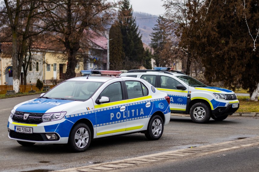 Polițiști în misiune. Foto cu rol ilustrativ: IPJ Bistrița Năsăud