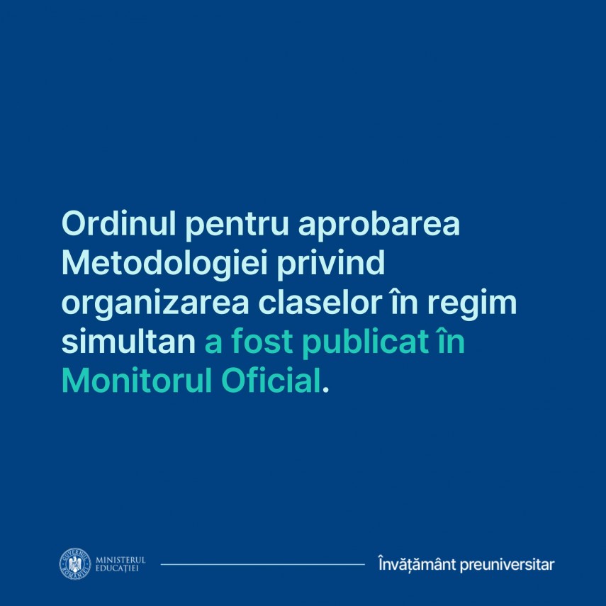 Ministerul Educației: Ordinul De Ministru Care Aprobă Metodologia ...