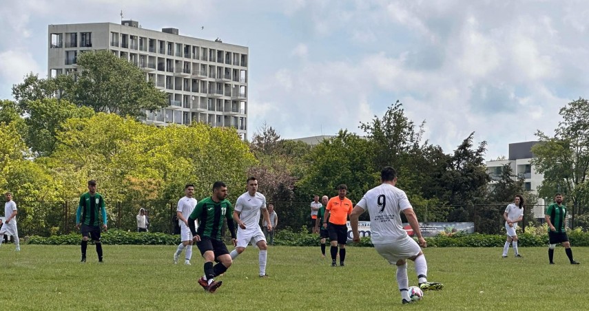 Imagine din meciul Inter Costinești – Luceafărul Amzacea