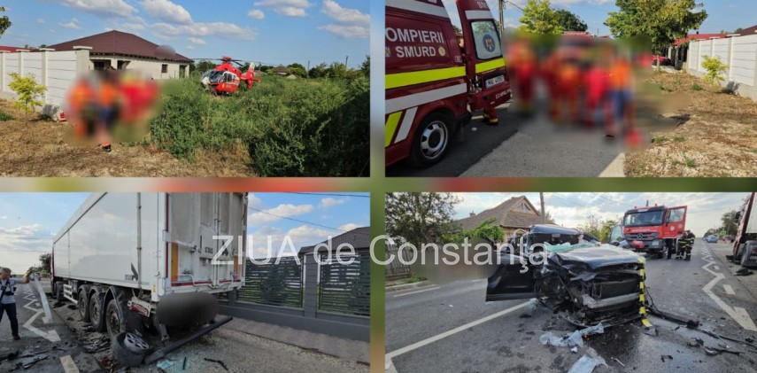 Accident Dorobanțu, foto: ZIUA de Constanța 