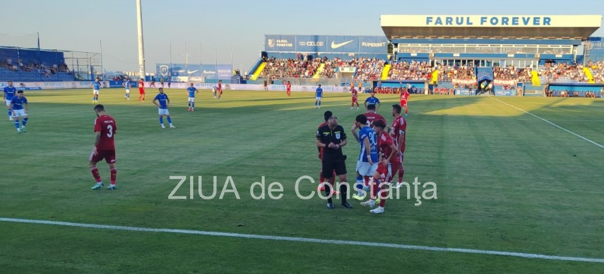 Imagine din meciul Farul Constanța – FC Botoșani. Sursa foto: Farul Constanța