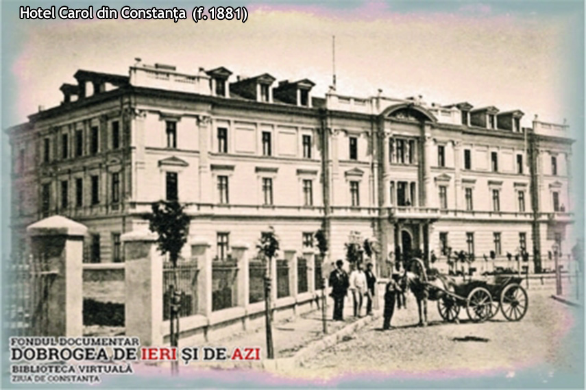 Hotel Carol din Constanța, 1881. Sursă foto cu rol ilustrativ: ZIUA de Constanța