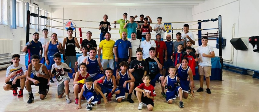 Antrenament comun de box la Constanța. Sursa foto: csfarul.ro