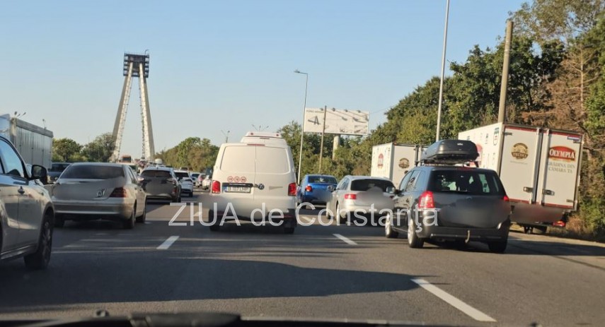 Imagini din trafic, foto: ZIUA de Constanța 