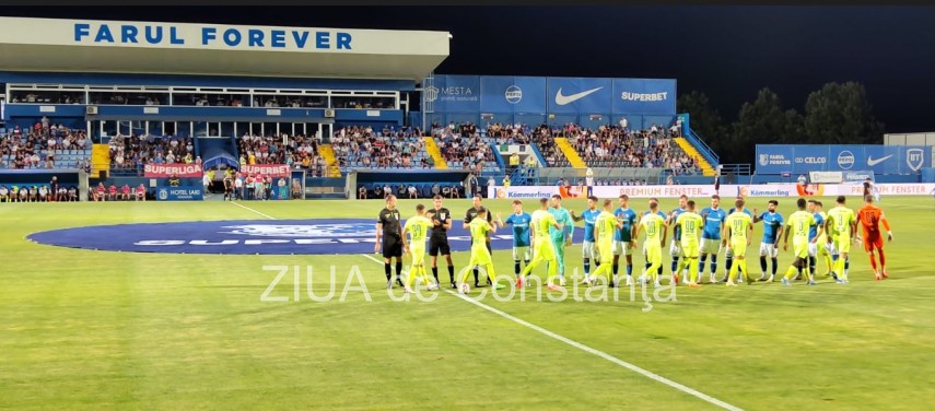 Farul Constanța, prima victorie din campionat, într-un meci oprit de arbitru de două ori! (GALERIE FOTO)