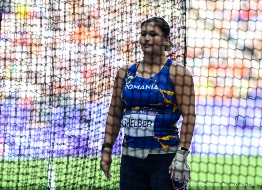 Bianca Ghelber. Sursa foto: Facebook (Comitetul Olimpic și Sportiv Român; foto – Cristian Nistor)