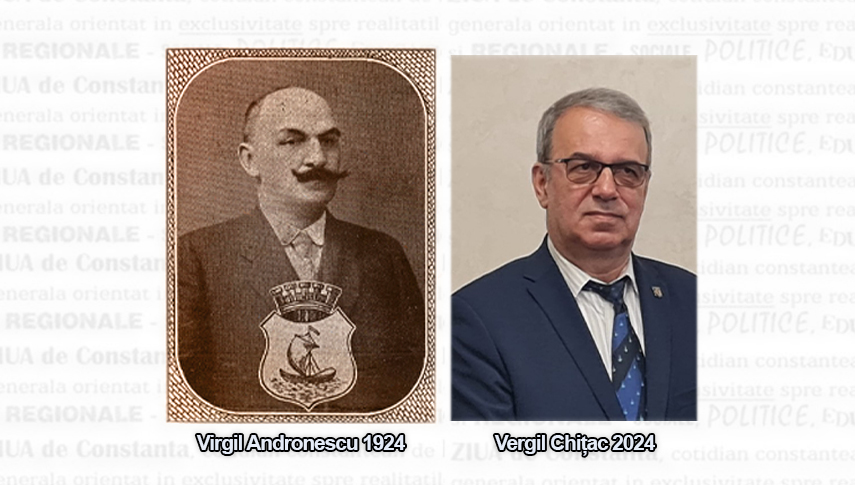 Virgil Andronescu și Vergil Chițac. Sursă foto: ZIUA de Constanța