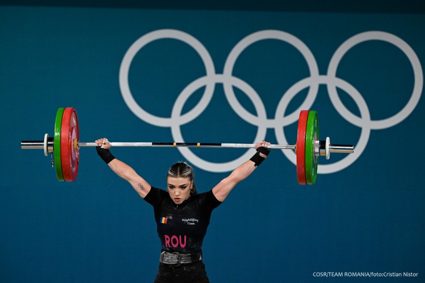 Mihaela Cambei. Sursa foto: Facebook (Comitetul Olimpic și Sportiv Român; foto – Cristian Nistor)