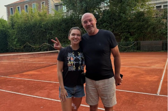 Simona Halep și Daniel Dobre. Sursa foto: Instagram (Simona Halep)