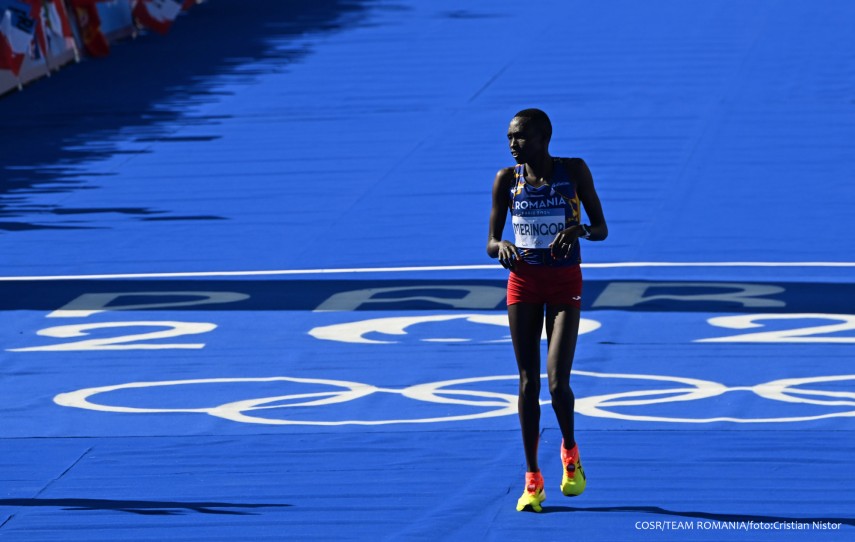 Delvine Relin Meringor. Sursa foto: Facebook (Comitetul Olimpic și Sportiv Român; foto – Cristian Nistor)  