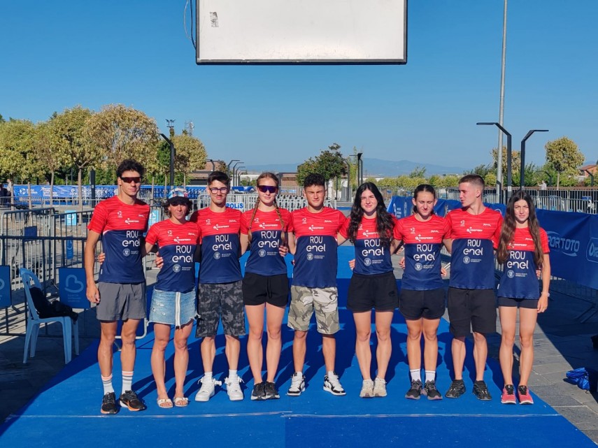 Campionatul European. Sursa foto: Facebook (CSM Constanța triatlon)