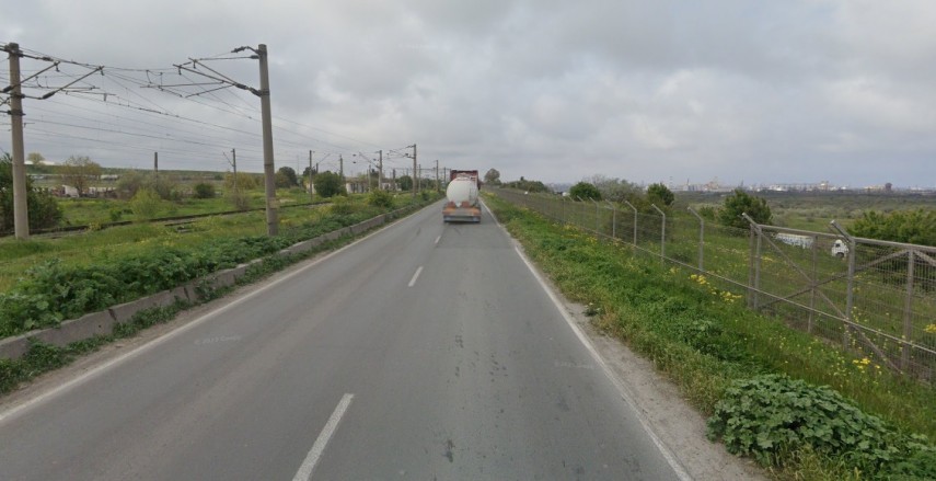 Foto: Drumul care leagă P7 și P8 - sursa: Google Maps