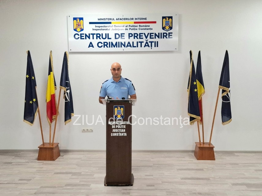 Colonel Adrian Bârsan, reprezentantul Grupării Mobile de Jandarmi Tomis Constanța