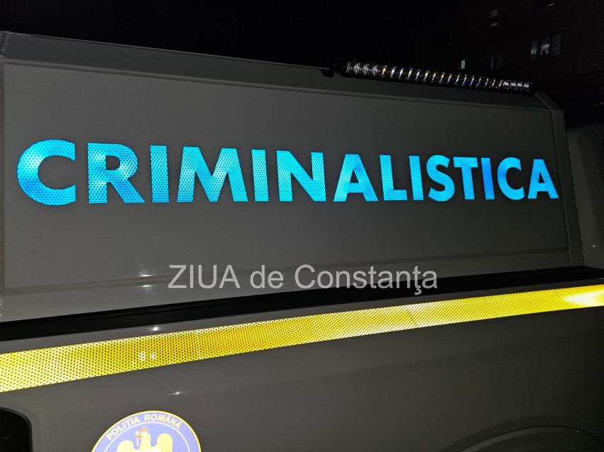 Foto: Autospeciala de criminalistică - sursa: ZIUA de Constanța