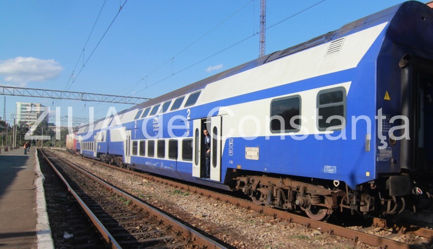 Tren. Foto: ZIUA de Constanța