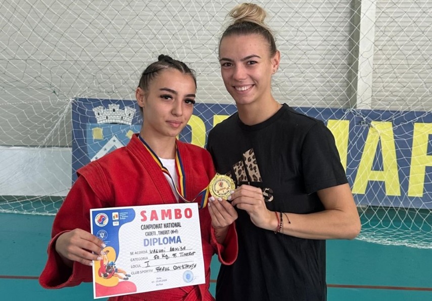 Denisa Nicoleta Vâlvoi a concurat la categoria 50 kg. Sursa foto: CS Farul Constanța