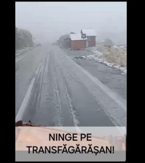 Prima deszăpezire la sfârșitul lunii septembrie, pe Transfăgărășan (VIDEO)