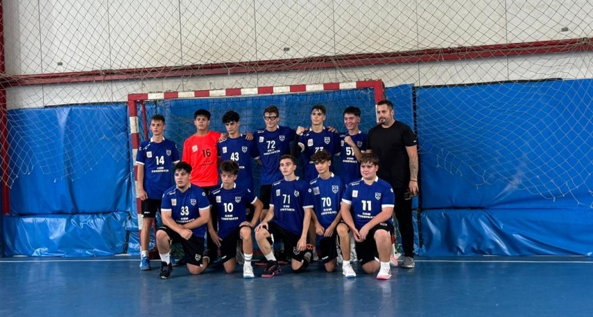 Juniorii 2 de la CSM Constanța. Sursa foto: Facebook (CSM Constanța Handbal)