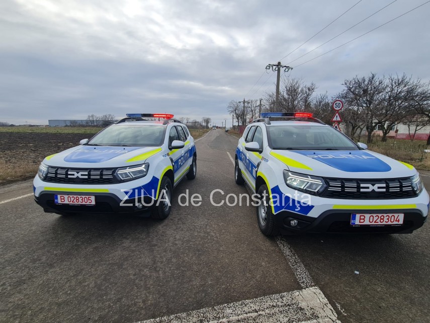 Mașini de poliție. Sursă foto: IPJ Constanța