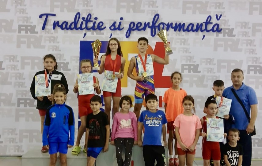 La categoria de vârstă Under-10, clubul a fost reprezentat de șase sportivi. Sursa foto: Facebook (CS Medgidia)