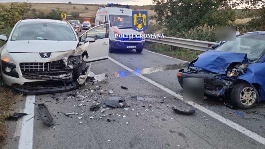 Accident rutier, Sursa foto: IPJ Tulcea