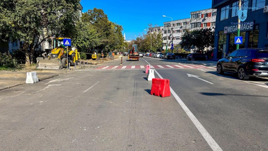 Lucrări de reabilitare, Sursa foto: Facebook/Primăria Constanța