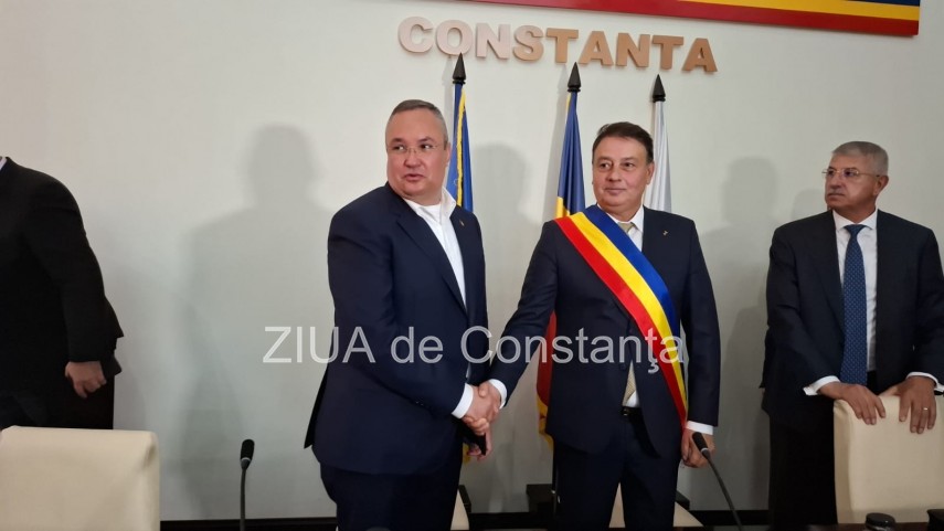 Nicolae Ciucă și Florin Mitroi, Sursa foto: ZIUA de Constanța