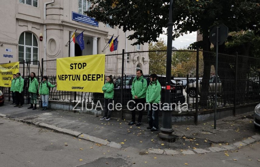 Protest Greenpeace, Sursa foto: ZIUA de Constanța