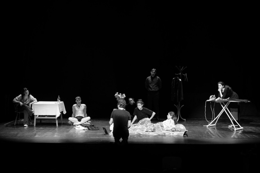 Workshop artistic la Teatrul „Jean Bart” Tulcea. Sursa foto: Facebook Teatrul „Jean Bart” Tulcea