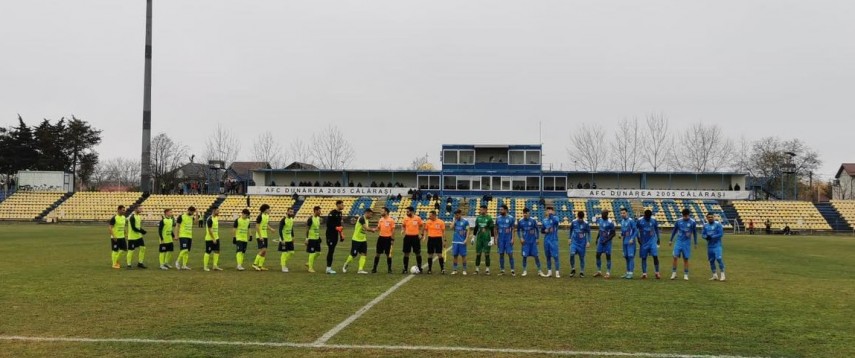 Dunărea Călărași - CS Medgidia. Sursa foto: Facebook (CS Medgidia)