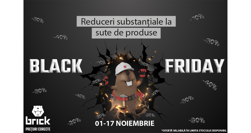 Black Friday - magazinele Brick