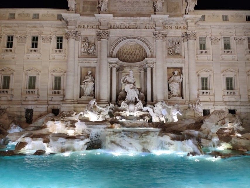 Fântâna Trevi din Roma, Sursa foto: Pexels