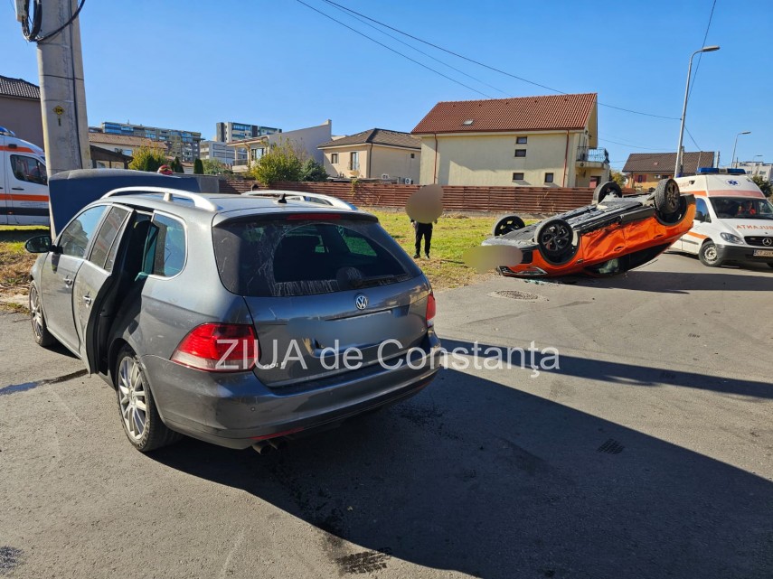 Imagini de la locul accidentului din Palazu Mare - sursa: ZIUA de Constanța