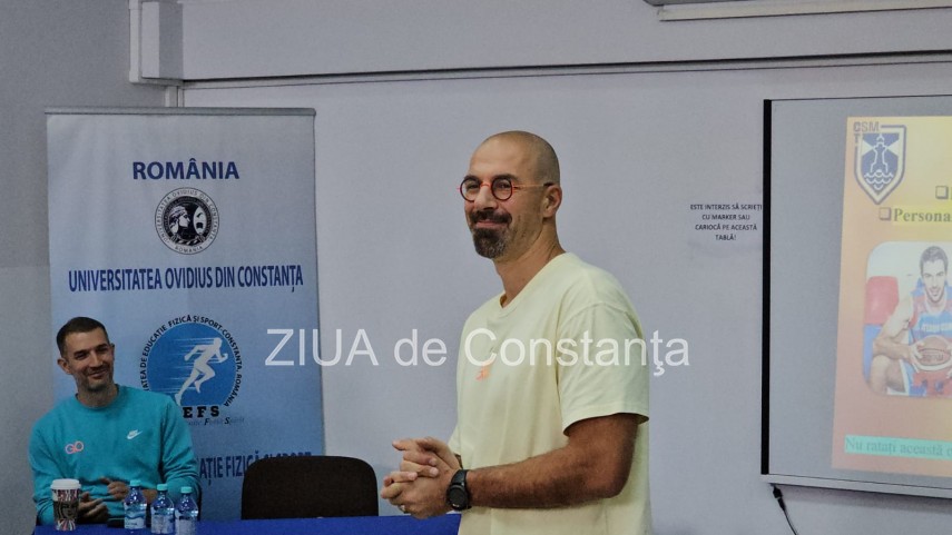 Virgil Stănescu și Alex Marcu, nutriționist sportiv. Sursa foto: ZIUA de Constanța 