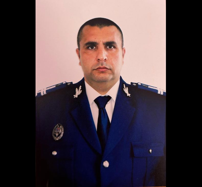 locotenent colonel Matei Claudiu Ion. foto: Facebook/ Jandarmeria Mobilă Constanţa 