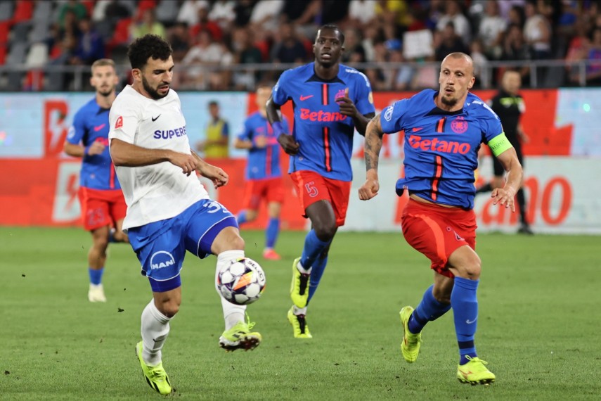 În tur, FCSB a câștigat cu 3-2. Sursa foto: Farul Constanța