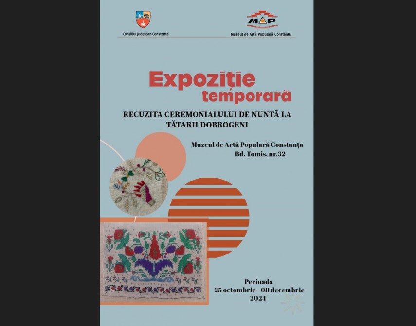 Afișul expoziției. Foto: Facebook Muzeul de Artă Populară Constanța