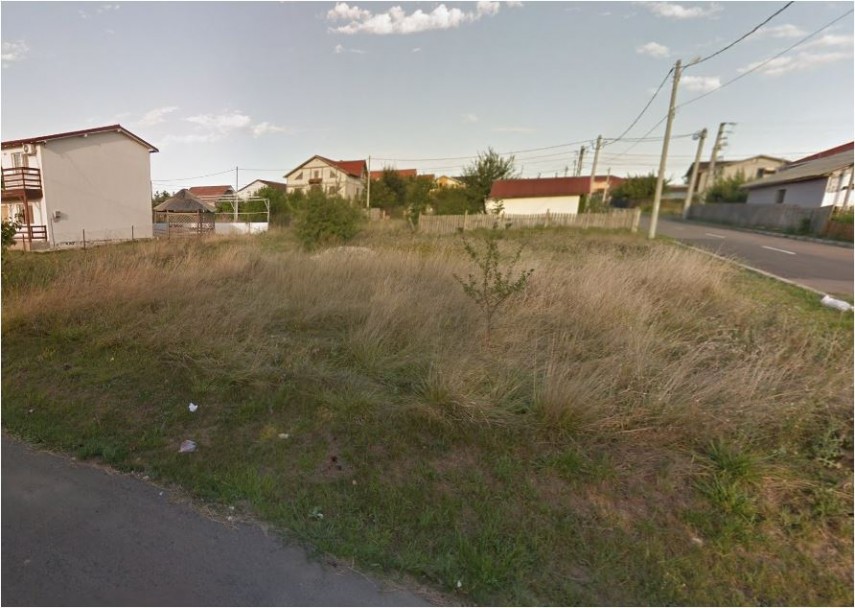 Teren, amplasat la intersecția Străzilor Privighetorilor și Islazului. Foto - google.maps