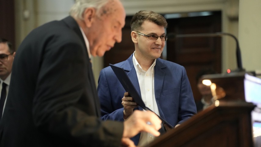 George Secăreanu. Foto: Universitatea „Ovidius” Constanța