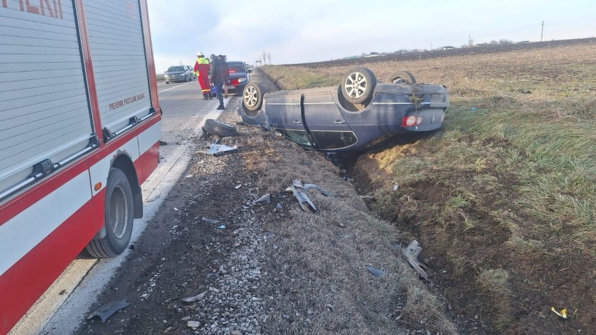 Accident rutier, Sursa foto: ISU Suceava