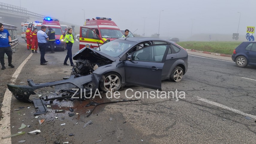 Foto de la locul accidentului - sursa: ZIUA de Constanța