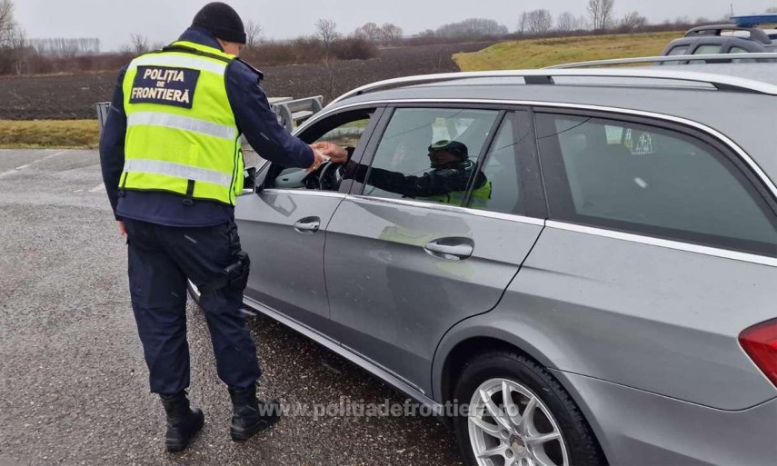 Control la frontieră. Foto: Poliția de Frontieră