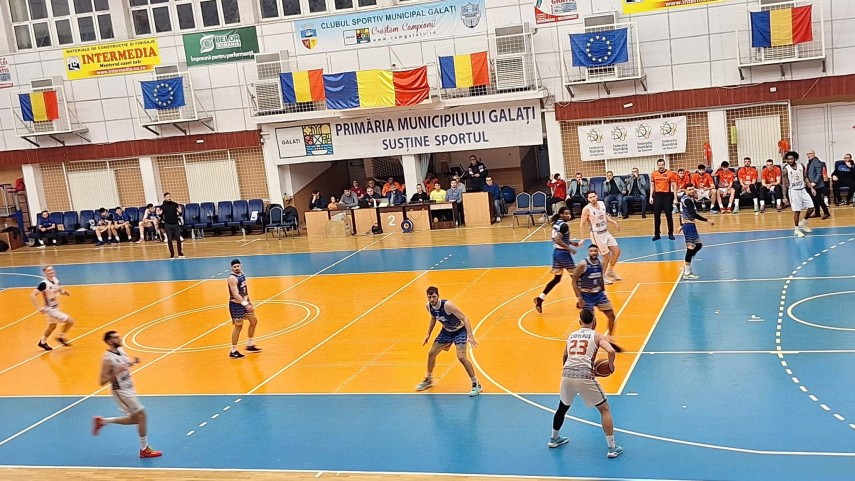 Imagine din meciul de campionat CSM Galați – CSM Constanța. Sursa foto: Facebook (CSM Galați)