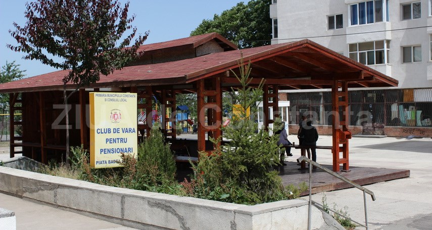 Pavilion de vară pentru pensionari. Foto: ZIUA de Constanța