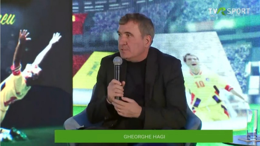 Gheorghe Hagi. Sursa foto: captură TVR Sport