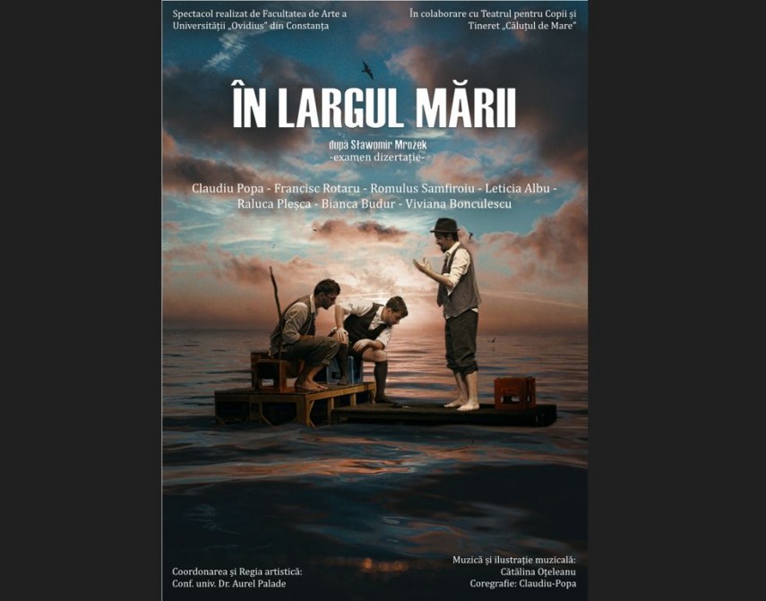 Afișul spectacolului. Foto: Facebook Teatrul „Căluțul de Mare”