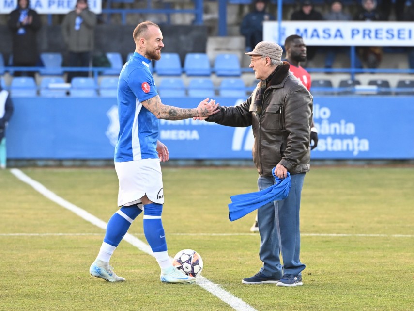 Denis Alibec și Ilie Ioan. Sursa foto: Farul Constanța